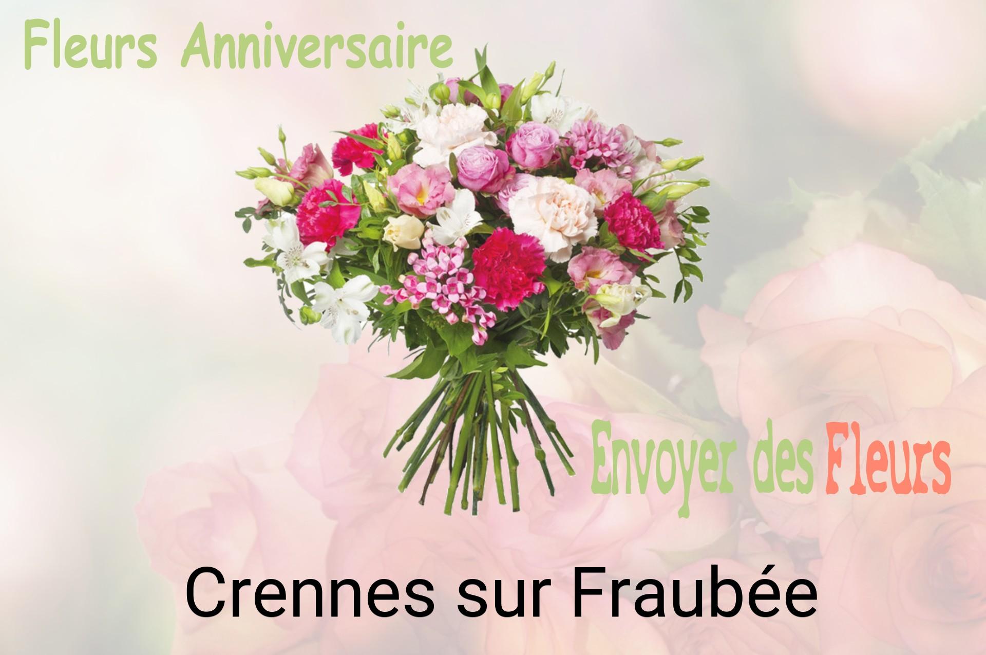 Bouquet de fleurs d’anniversaire livré à Crennes-sur-Fraubée